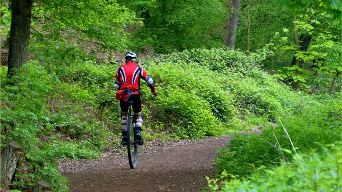 Mountain unicycling is an extreme sport