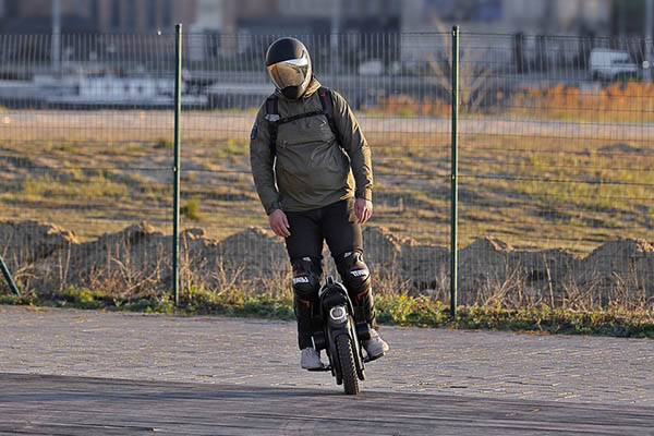 Riding An Electric Unicycle Is Less Challenging