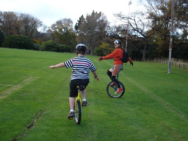 Unicycles in Japanese schools