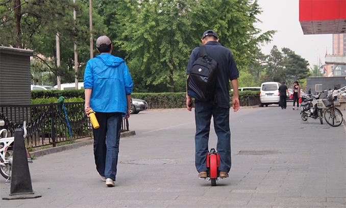 Riding is challenging in harsh weather.