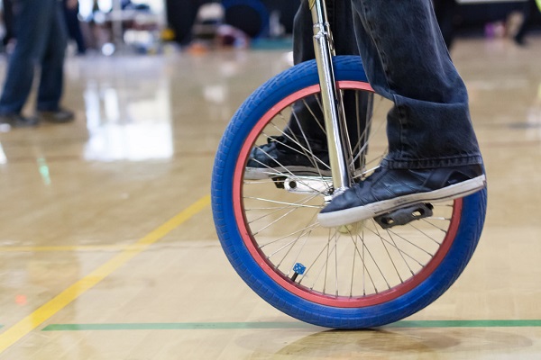 Tips for staying still on a unicycle