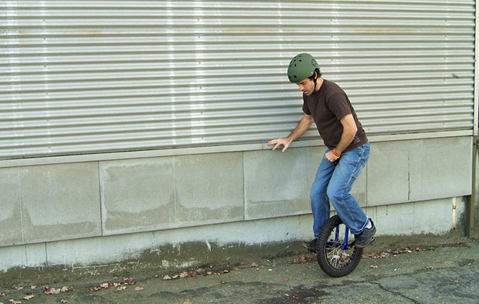 You can use your unicycle for transportation