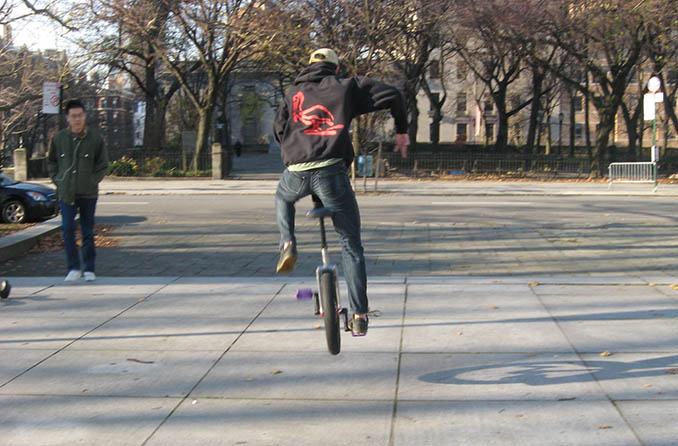 How to Jump High on a Unicycle