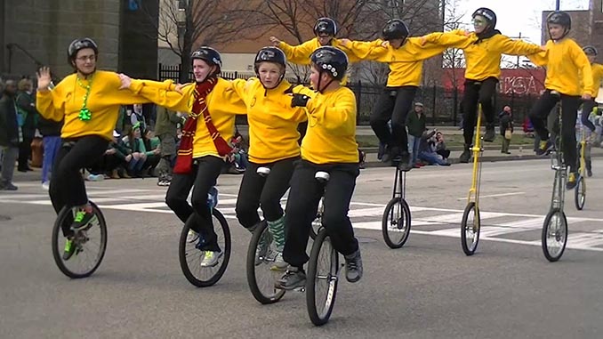 Joining a unicycling club or community