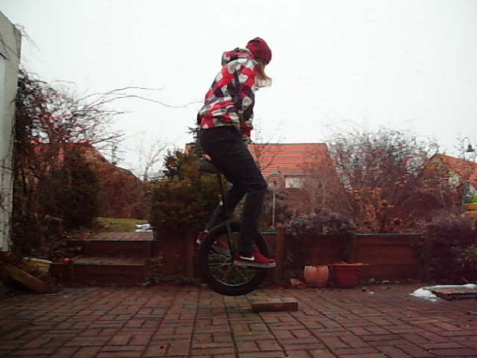 Unicycling is a great way to have fun