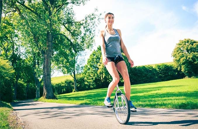 What Muscles do Unicycles Work