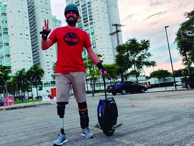 From Amputee to Monocyclist The Inspiring Story of Márcio Frascino