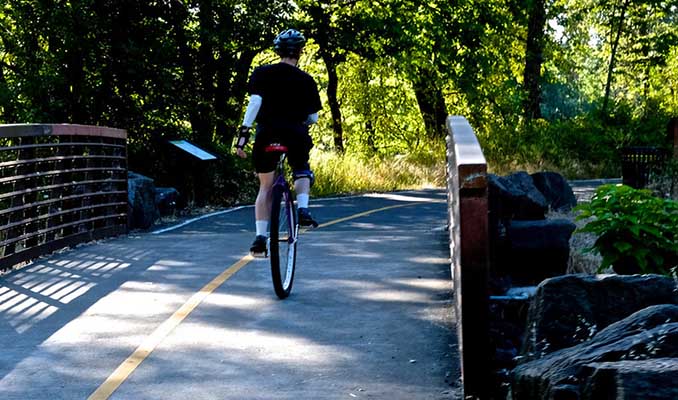 Unicycling Adventures in California